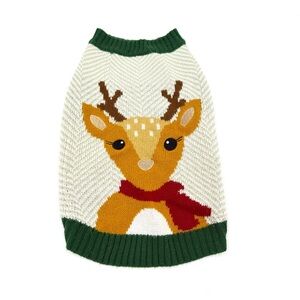 Christmas Reindeer Dog Sweater Size Medium